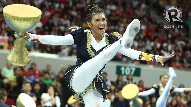 ON TO THE TOP. The NU Pep Squad is gunning for its first crown. Photo by Rappler/Josh Albelda.