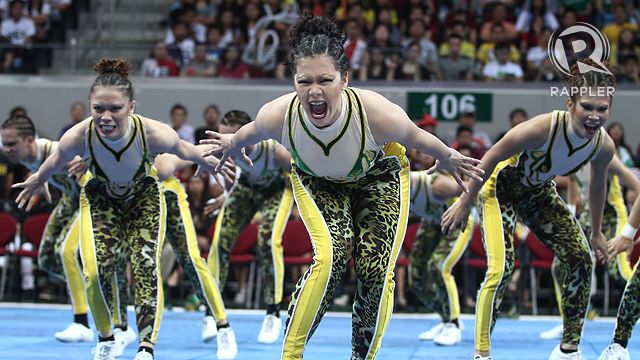 WILDER AND FIERCER. The FEU Cheering Squad vows to bring it notches higher this year. Photo by Rappler/Josh Albelda.