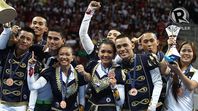 PODIUM FINISH. NU placed in the top 3 for the first time last year. Photo by Rappler/Josh Albelda.