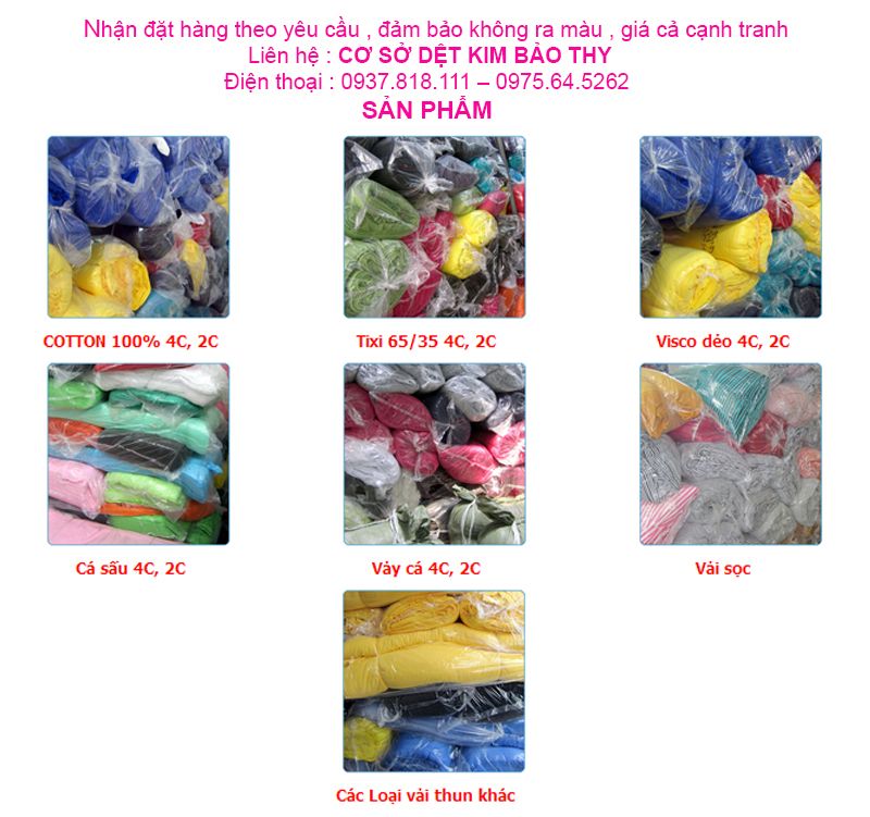 CƠ SỞ DỆT KIM BẢO THY , Nhận đặt hàng theo yêu cầu giá cạnh tranh - 2