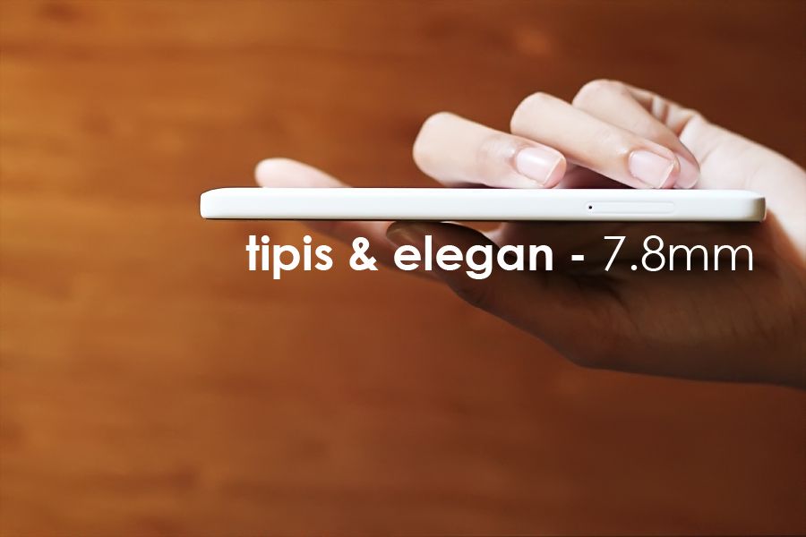 Desain tipis & elegan Xiaomi Mi4i