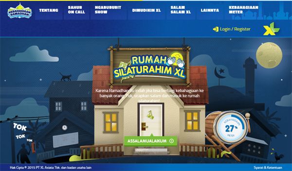 Screenshoot Situs Rumah Silaturahim XL