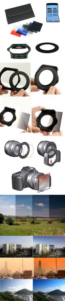 Phụ kiện DSLR: túi đựng filter, đựng lens, cap trước sau, tripod mini, bút lau lens! - 14