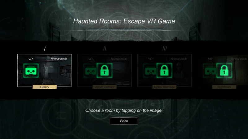 Haunted Rooms VR游戏界面
