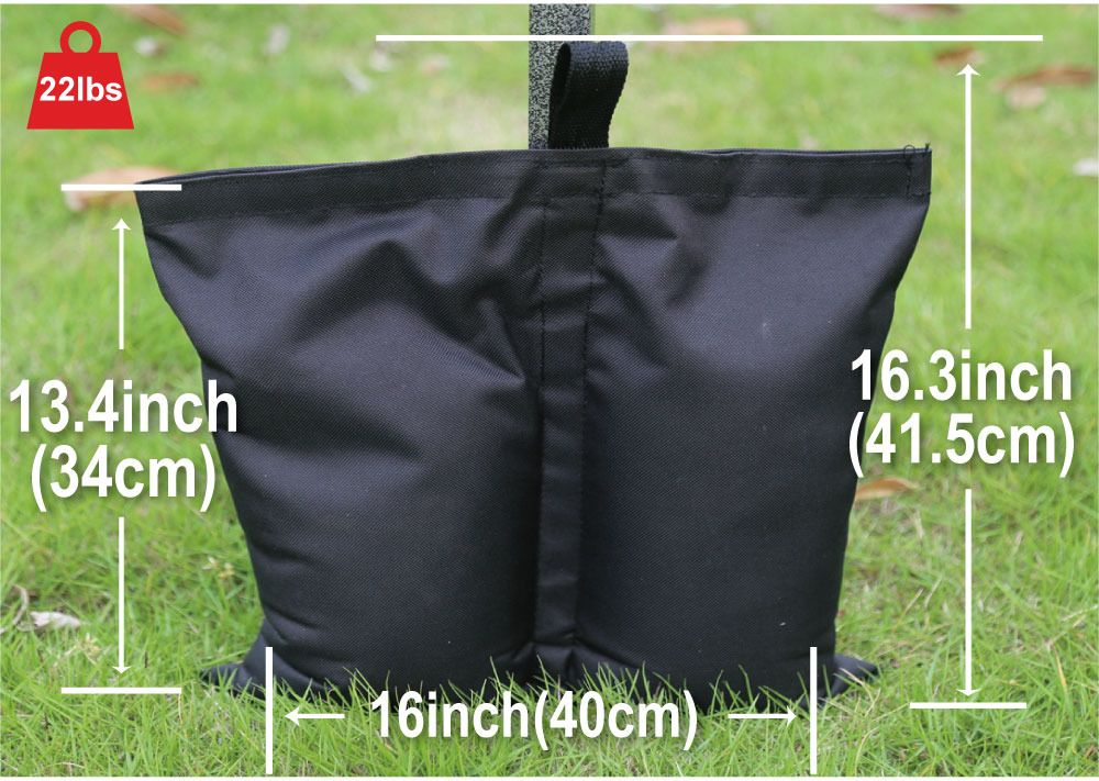AbcCanopy Weights Bag, Leg Weights for Pop up Canopy Tent Weighted Feet ...