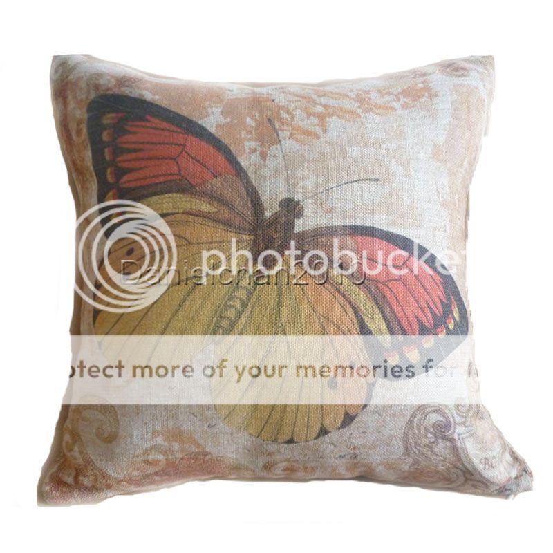 2pc Digital Printing Butterfly Series Artistic Decor Throw Cushion Pillow Covers