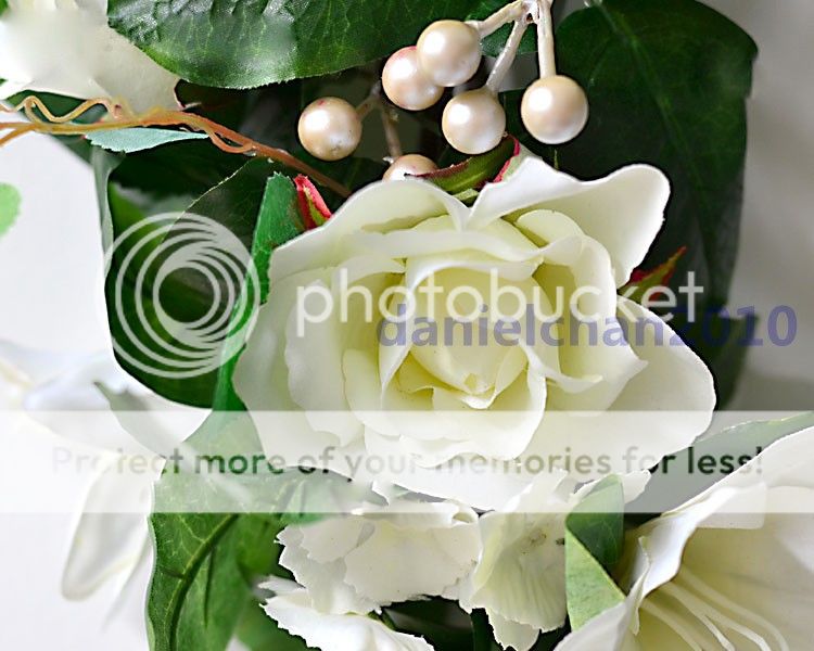 Plastic Vine Artificial Lily Garland Silk Flower Vine Wedding Garden Decor 74 8"