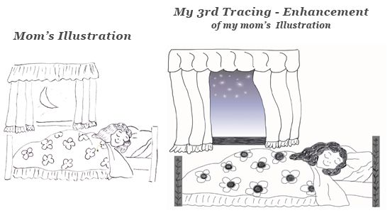 Wacom Girl Sleeping Before and After Mom Comparison Sketch photo SleepWEBJPGComparisonmomvsLindagirlsleepingcopy-1_zps4b87871a.jpg