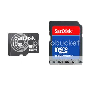 Brand New SanDisk 16GB Micro SD Memory Card Trans FLash SDHC Class 4 